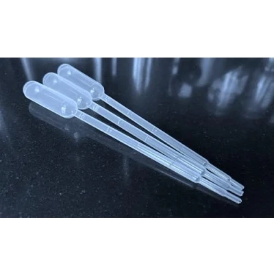Afbeelding van AE GLAS: Meetpipet 1 ml pipetten transferpipetten wegwerppijpetten druppelpipetten (50 stuks)