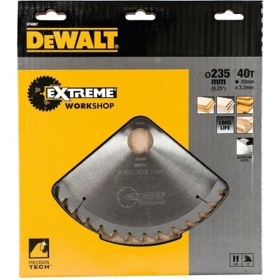 Afbeelding van DeWalt Accessoires Cirkelzaagblad 235x30x40t, wisseltand, positief 10, kerf 3,0mm DT4067 QZ