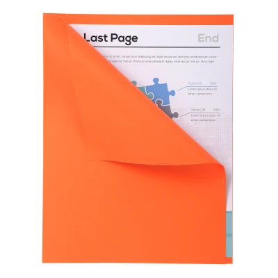 Afbeelding van Exacompta ref. 421007E Set van 100 half stevige dossiermappen Forever® 170 g/m2 100% gerecycleerd en Blauer Engel gecertificeerd Afmetingen: 24 x 32cm voor A4 kleur oranje