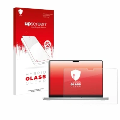 Afbeelding van upscreen Screenprotector voor Apple MacBook Pro 14&quot; 2024 M4 Folie Beschermfolie Beschermglas transparant