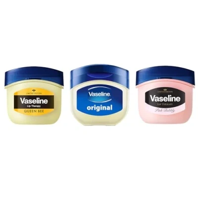 Afbeelding van Vaseline Lip Therapy Limited Edition Hydraterende Lippenbalsem Set van 3 Queen Bee, Original, Pink Bubbly (Limited Set)