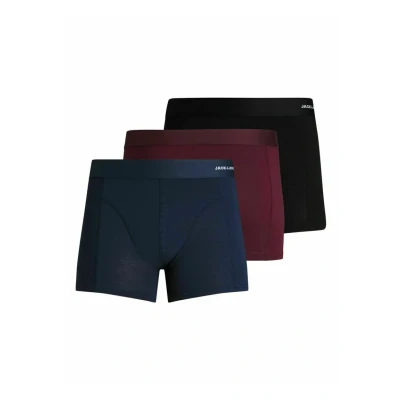 Afbeelding van Jack &amp; Jones Jacbasic Trunks 3 PACK Boxerbriefs, Heren, Maat: Small, Port royale