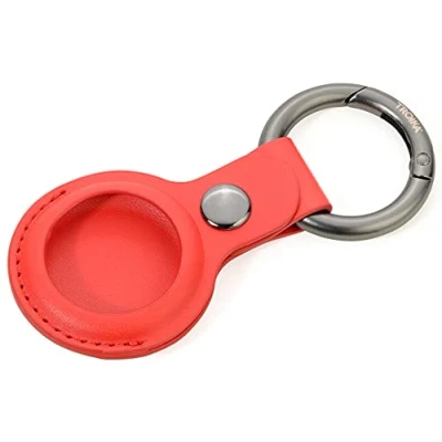 Afbeelding van Troika AirTag Cover sleutelhanger, beschermhoes voor Apple in de kleur rood, KR21 20/RD