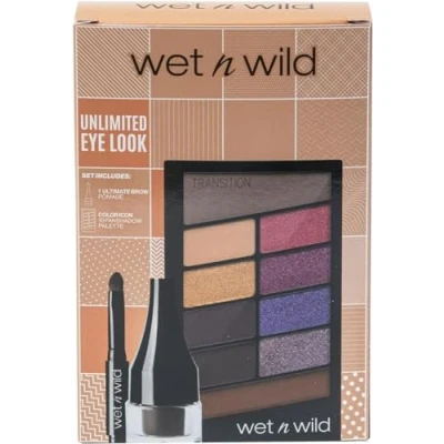 Afbeelding van Wet n Wild Ultimate Eye Look Set, Make up Set met Langdurige Wenkbrauw Pomade &amp; Color Icon 10 Pan Oogschaduw Palet, Romige en Hoog Gepigmenteerde voor Intense Mengbare Looks