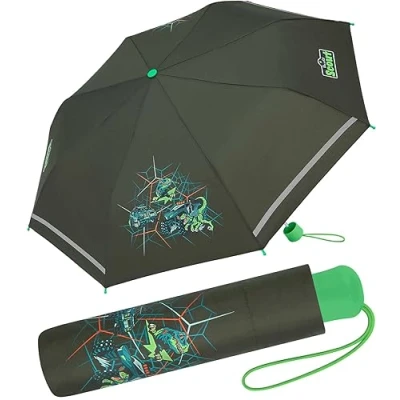 Afbeelding van 0, Dino Hunter, 90 cm, zakparaplu super mini