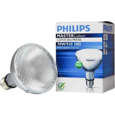 Afbeelding van Philipsilips mastercolour cdm r elite e27 70w 3000k 3800lm cri89 92 stalingshoek 30graden 14 000cd 24188100