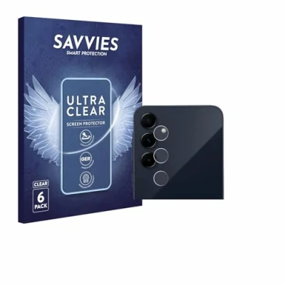 Afbeelding van Savvies Screenprotector voor Samsung Galaxy A55 5G Enterprise Edition (ALLEEN Camera Lens) Folie Beschermfolie transparant (6 Stuks)