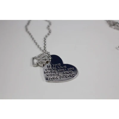 Afbeelding van Goededoelen.Shop Ketting \&#039;If love could have saved you\&#039; Gedenk Herdenkingsketting Dierenliefde Dierenwelzijn Wellness House