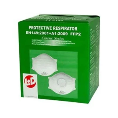 Afbeelding van L+D Upixx 26182 Fijnstofmasker zonder ventiel FFP2 D 20 stuk(s)