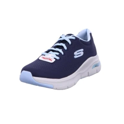 Afbeelding van Skechers Womens Arch Fit Sunny Outlook, Marineblauw/Lichtblauw, 35.5 EU