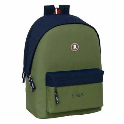 Afbeelding van Schoolrugzak El Pulpo Marineblauw Kaki 31 x 44 18 cm