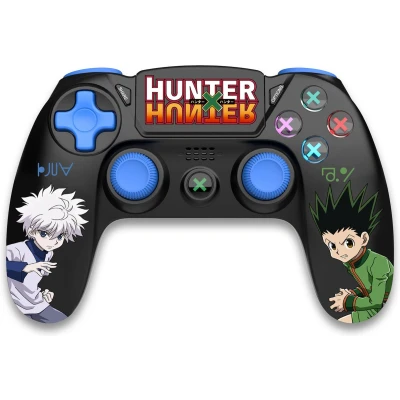 Afbeelding van Freaks and Geeks Hunter x Draadloze controller geschikt voor PS4 LED Zwart