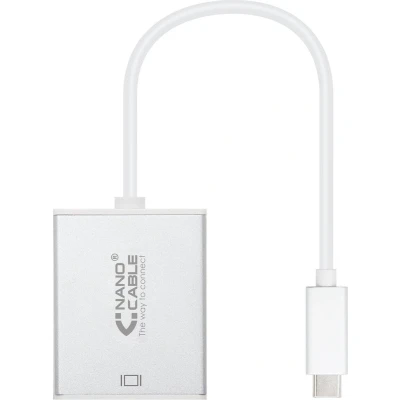 Afbeelding van Adapter USB C naar VGA NANOCABLE 10.16.4101 10 cm
