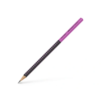 Afbeelding van Faber Castell Grip 2001 grafietpotlood two tone zwart/roze FC 517011