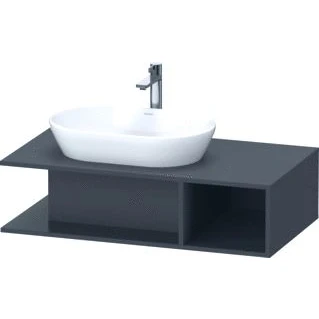 Afbeelding van Duravit D neo wastafelonderbouwkast hangend grafiet (1000 x 260 550