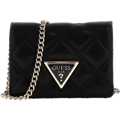Afbeelding van Guess Giully Micro MINI Portemonnee, Dames, Maat: One Size, Black