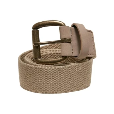 Afbeelding van Urban Classics Riem, Heren, Maat: S/M, Beige