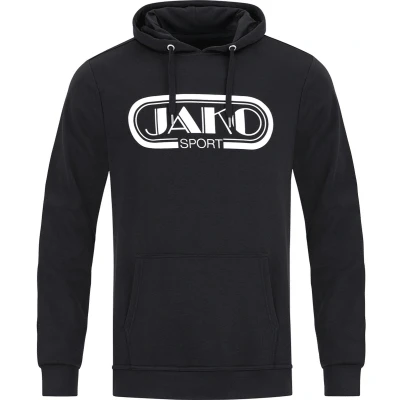 Afbeelding van Sweater met kap Retro Zwart / 4XL