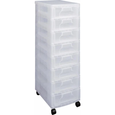 Afbeelding van Really Useful Box Ladenblok 8 X 7 L, Transparant Opbergdoos