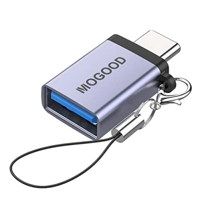 Afbeelding van MOGOOD USB mannelijk naar 3.0 Vrouwelijke adapter, adapter voor C OTG Converter Compatible MacBook Pro, Chromebook, Pixelbook, Microsoft Surface GO, Samsung Galaxy S20 S21 S22 Pixel