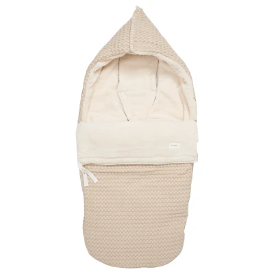 Afbeelding van Buggy Voetenzak Wafel/Teddy Oslo Sand/Pebble