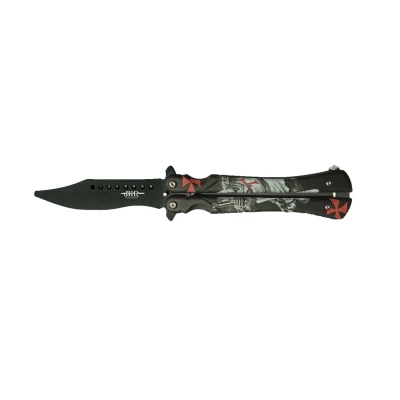 Afbeelding van JKR Balisong Vlinder Trainer Knight Zwart