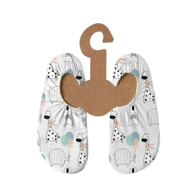 Afbeelding van Slipstop Kinderstrandschoenen, antislip, badschoenen voor meisjes, zonbeschermingsfactor 50+, chico, 21/23 EU