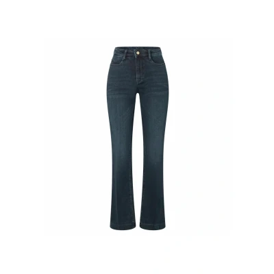 Afbeelding van MAC jeans dames Dream mid waist flared met stretch in de kleur Kobaltblauw, maat: 42/L30