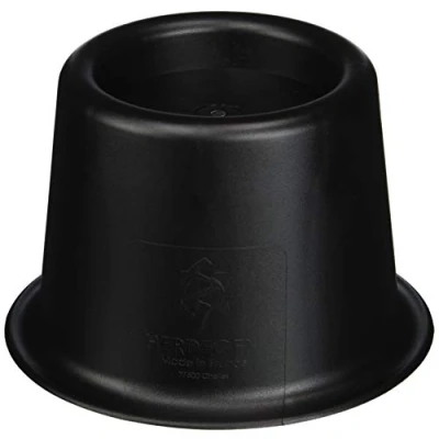 Afbeelding van Bedverhoger set 4 stuks Laag 9 cm Zwart