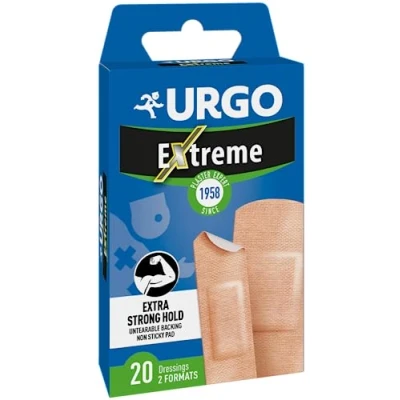 Afbeelding van Urgo Extreme pleisters eicelpleister ter bescherming van oppervlakkige wonden 2 maten 20 verbanden
