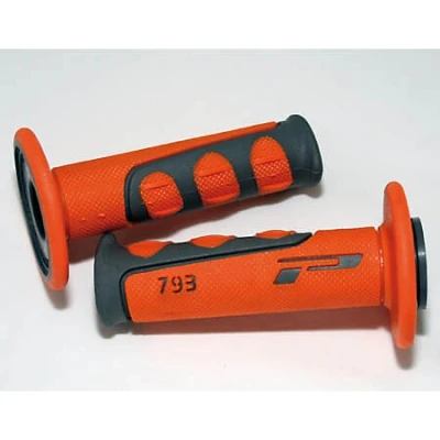Afbeelding van PROGRIP Stuurgrepen 793, Cross, grijs/zwart, voor 7/8 inch stuur, gesloten, zwart grijs