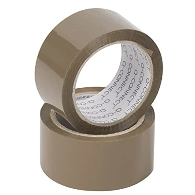 Afbeelding van Packaging Tape Q CONNECT, 48mm, 50y, bruin