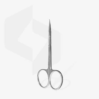 Afbeelding van Staleks Expert Manicure schaar met haak vorm, 51/3, voor de nagel professional cuticle scissors with hook