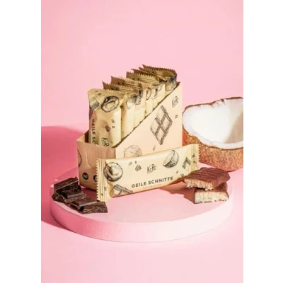 Afbeelding van KoRo Bio vegan chocolade kokosreep 10 x 30 g