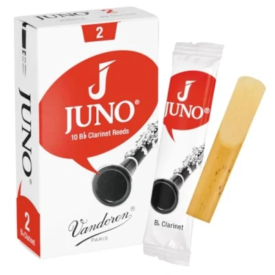 Afbeelding van Vandoren Juno JCR012 Clarinette Sib 2 rieten voor Bb klarinet (10 stuks)