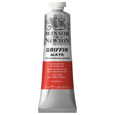 Afbeelding van Winsor &amp; Newton Griffin Alkyd Olieverf 37ML Cadmium Red Medium Hue 095