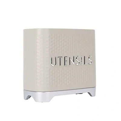 Afbeelding van KitchenCraft Lovello Gereedschaphouder met textuur, 19 x 9 18 cm Latte Cream