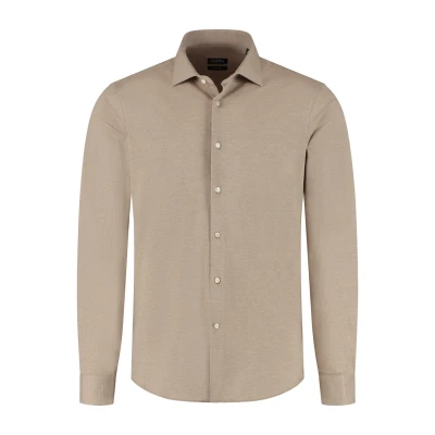 Afbeelding van GENTS knit pique zand M 39/40