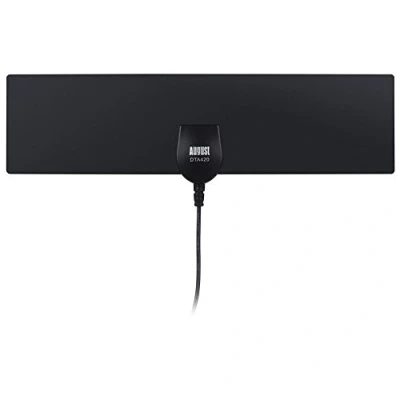 Afbeelding van DVB T2/DVB T HD antenne met signaalversterker Augustus DTA420 actieve digitale TV kleefpad &amp; zuignap voor binnen kamerantenne televisie DAB/FM radio/TV/autoradio 3 m kabel