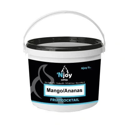 Afbeelding van NJOY Mango/Ananas Fruitcocktail (1kg)