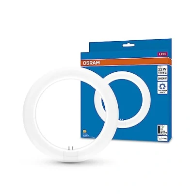 Afbeelding van OSRAM LED rør T9C EM 22, cirkulært rør, 11W, 1320lm, 6500K, dagslys hvidt lys, alternativ til klassiske T9 fluorescerende lamper, lang levetid, lavt energiforbrug