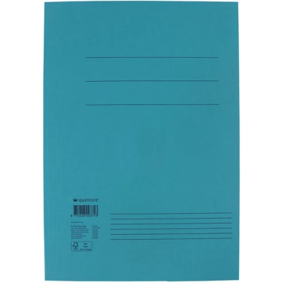 Afbeelding van Dossiermap Quantore folio 320gr blauw Omdoos a 10 stuk stuks