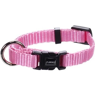 Afbeelding van Hond Halsband Ziggi Roze XXS 15 25cm 10mm