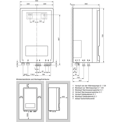 Afbeelding van Vaillant 10023609 Warmtepomp (indoorunit)