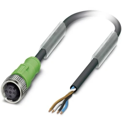 Afbeelding van Phoenix Contact 1533576 Sensor/actuator connector, geassembleerd M12 Aantal polen: 4 Bus, recht 2.00 m 1 stuk(s)