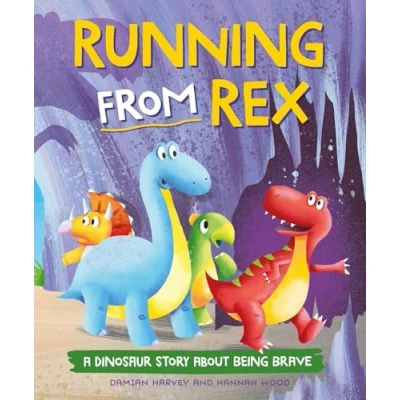 Afbeelding van A Dinosaur Story: Running from Rex: Story about Being Brave