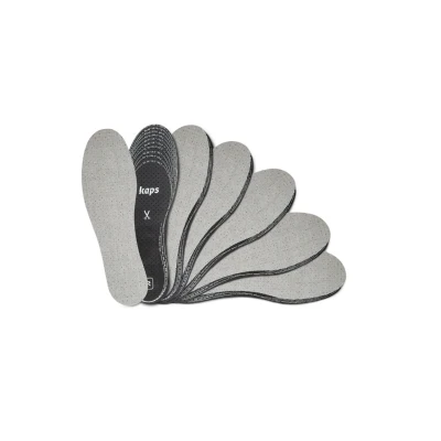 Afbeelding van Kaps 6 PACK ANTI Odour SHOE Insoles CUT TO FIT Steun en inlegzolen, Maat: One Size, Grey