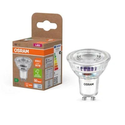 Afbeelding van OSRAM 4099854267864 LED reflectorlamp lamp Energielabel A (A G) GU10 Reflector 4.7 W = 90 Neutraalwit (Ø x h) 50 mm 1 stuk(s)