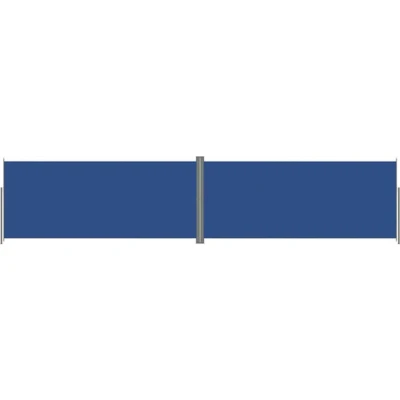 Afbeelding van vidaXL Windscherm uittrekbaar 220x1000 cm blauw