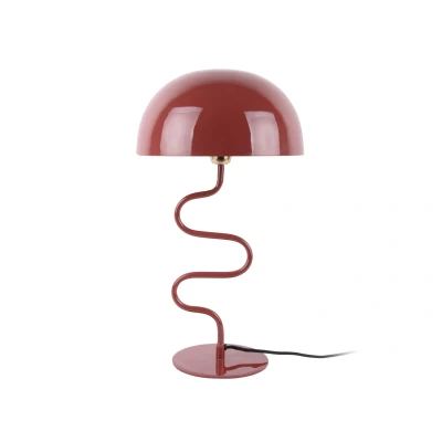 Afbeelding van Leitmotiv Tafellamp Twist Emaille Okerrood 31x31x54cm